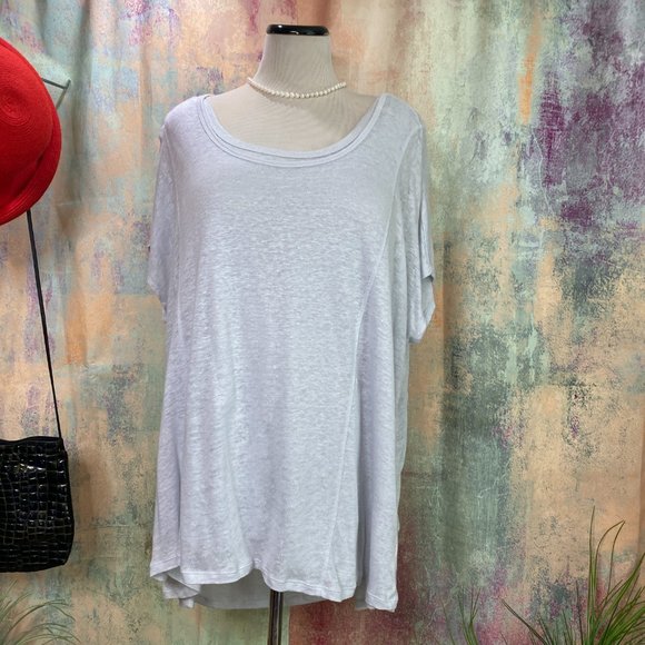 Philosophy Tops - 📌Philosophy Light Gray Linen Top & Tank top under